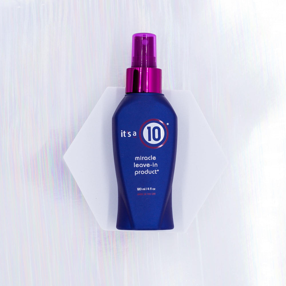 Its a 10 Milagro sin enjuague: brillo duradero en el cabello.