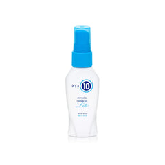 Milagro de Volumen Sin Enjuague Lite de It's a 10, botella para brillo suave y control diario.