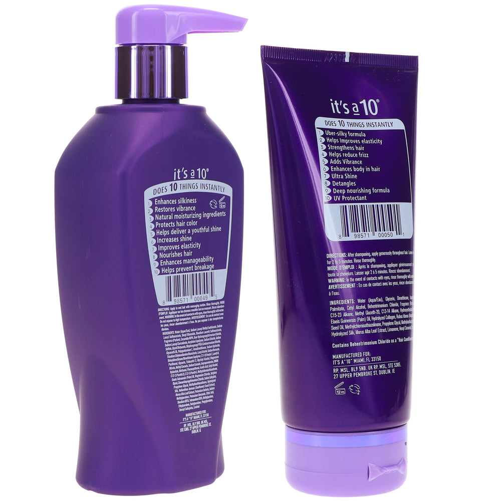 Its a 10 Haircare Protéines de soie, infusion nourrissante pour cheveux soyeux.
