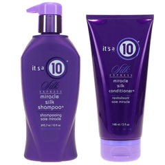 Its a 10 Haircare Shampoing Silk Express en bouteille, cheveux lisses et éclatants.