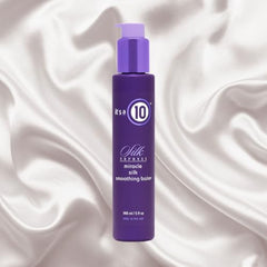 Its A 10 Silk Express Miracle Silk Balm – aplicación en cabello húmedo para mayor suavidad.