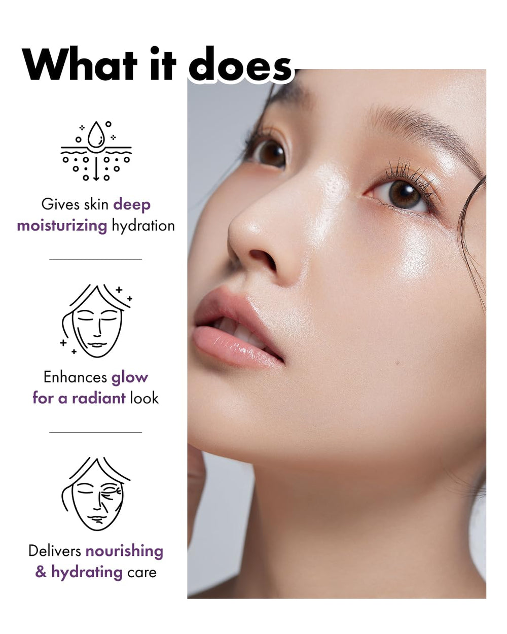 It'S SKIN aplicación rápida en rostro, absorción ligera sin grasa.