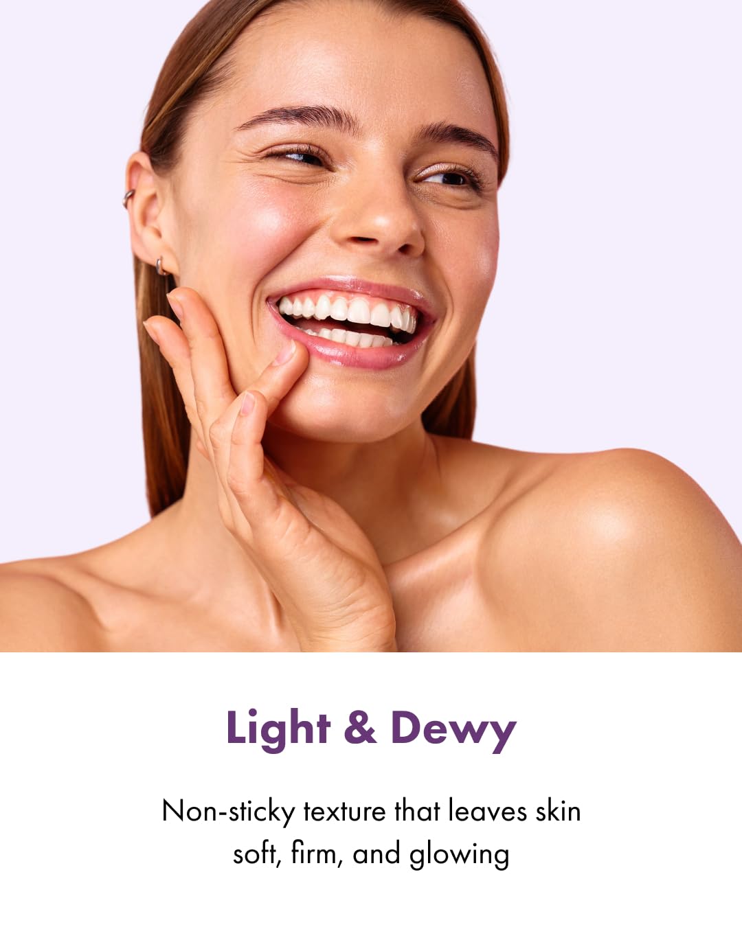 Its SKIN piel radiante y suave tras la aplicación de la crema hialurónica.