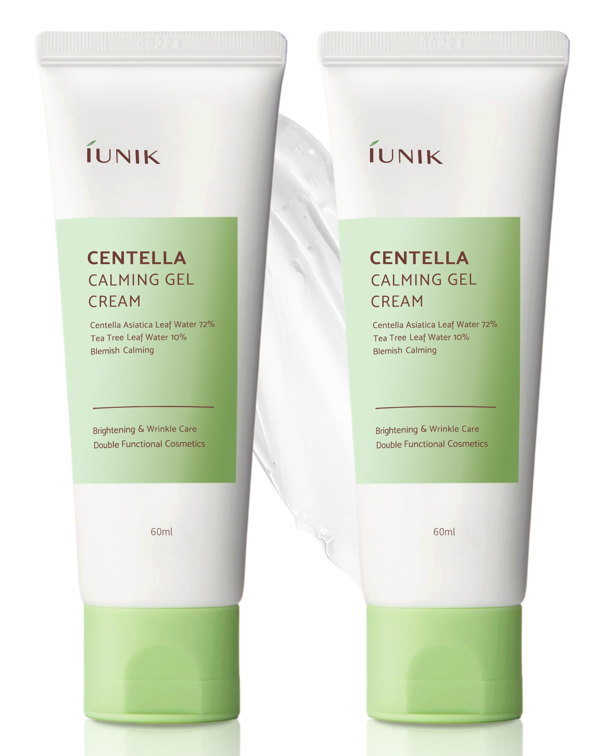 IUNIK Centella 70% gel en bote, calmante para piel sensible.