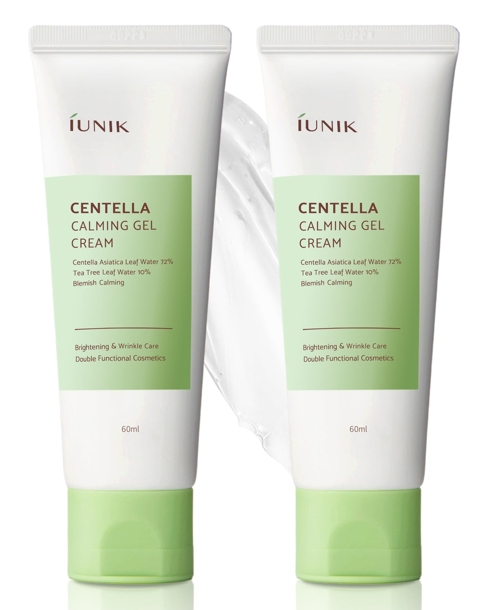 IUNIK Centella 70% gel en bote, calmante para piel sensible.