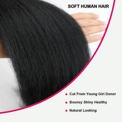 IUTUFTD detalle tejido doble para mayor densidad en las mechas.