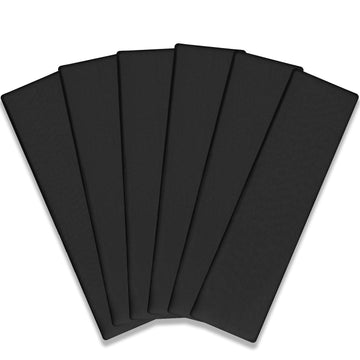 IVARYSS cinta de pelo negra, seis-pack, agarre seguro durante entrenamientos