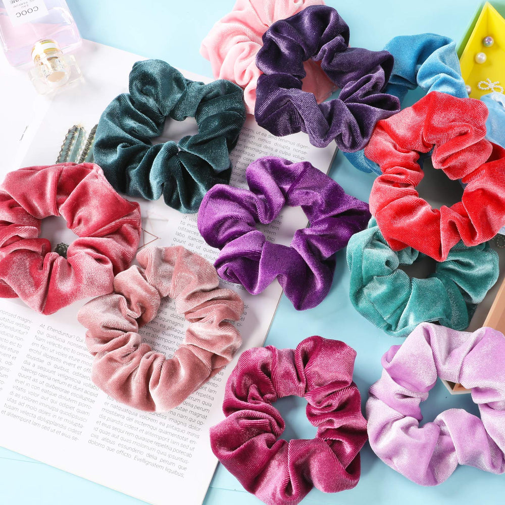 IVARYSS empaque con 12 scrunchies, excelente para compartir.