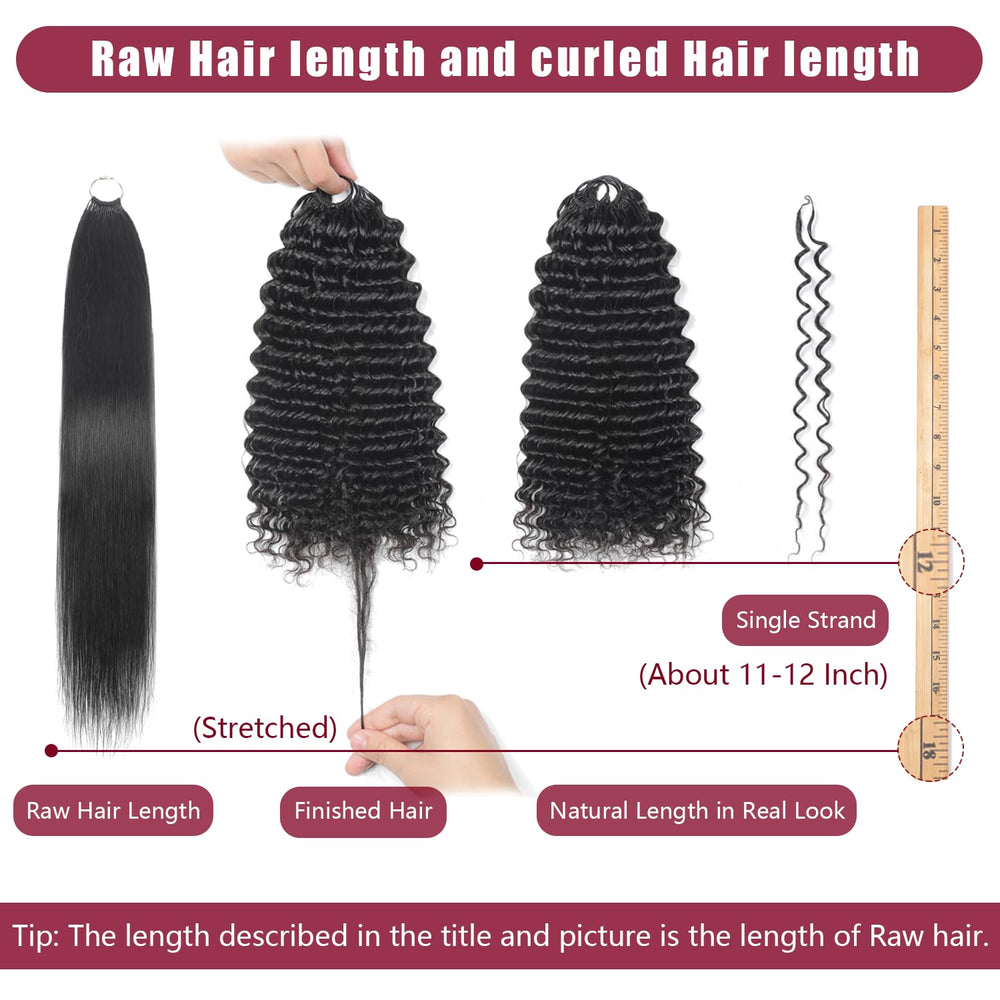 IVCoco extensiones crochet para peinados, ideal para moño alto.