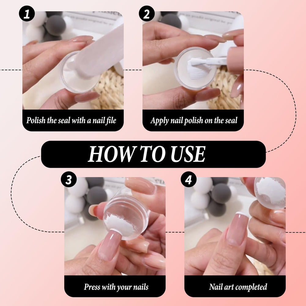 IVICOO mango texturizado de silicona, agarre seguro durante la manicura.