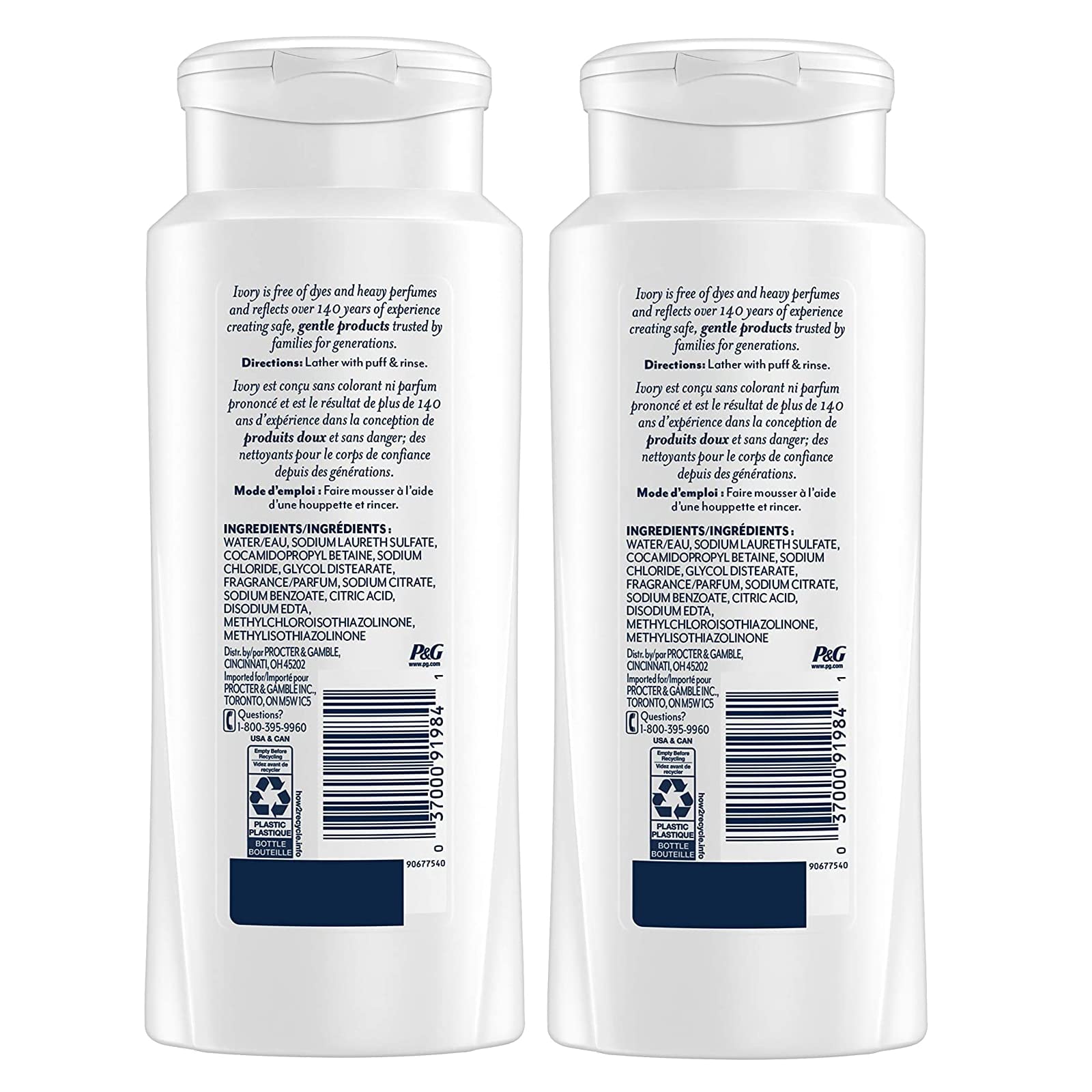 Ivory Aloe: espuma suave para una limpieza delicada.