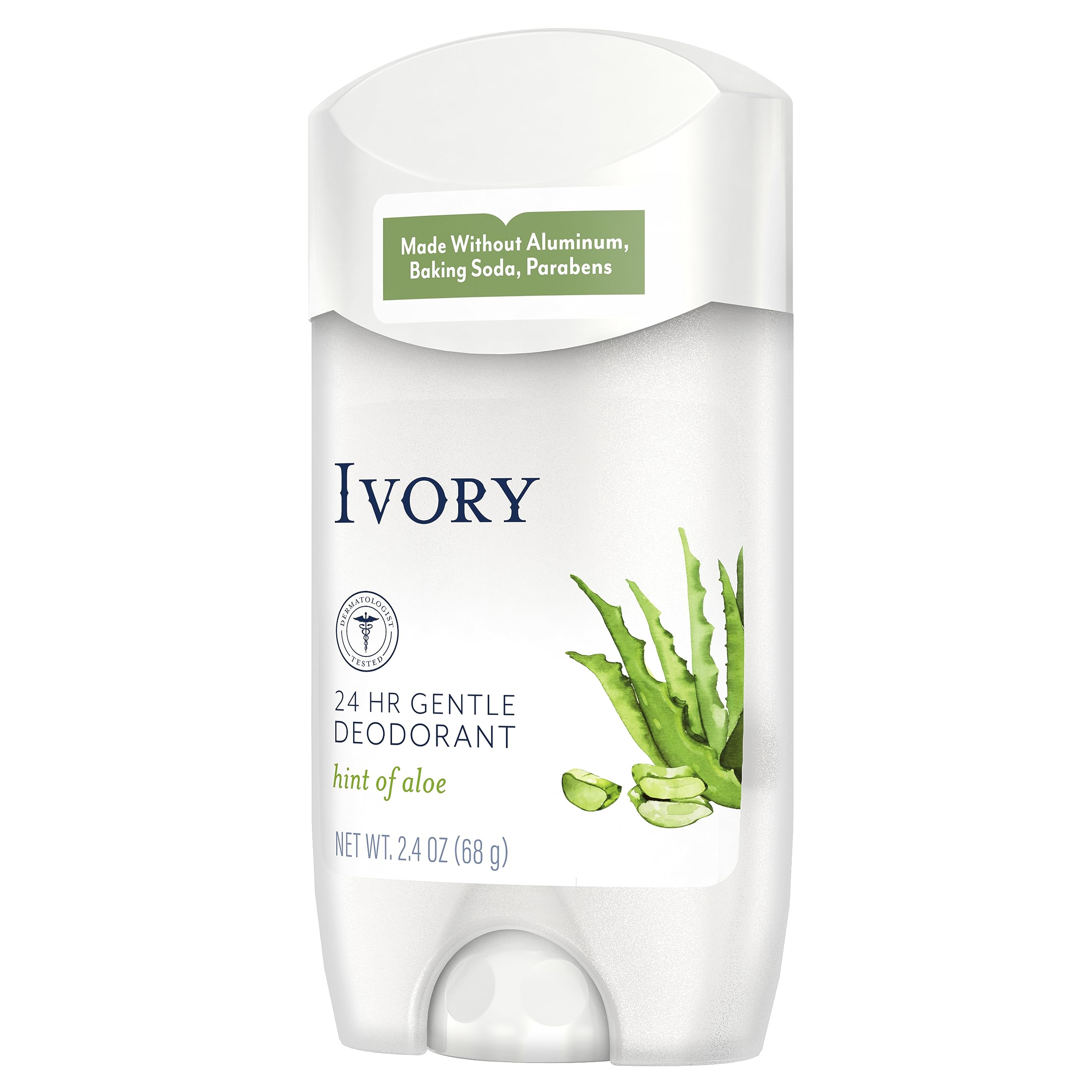 Ivory desodorante coco, empaque duradero para uso diario.