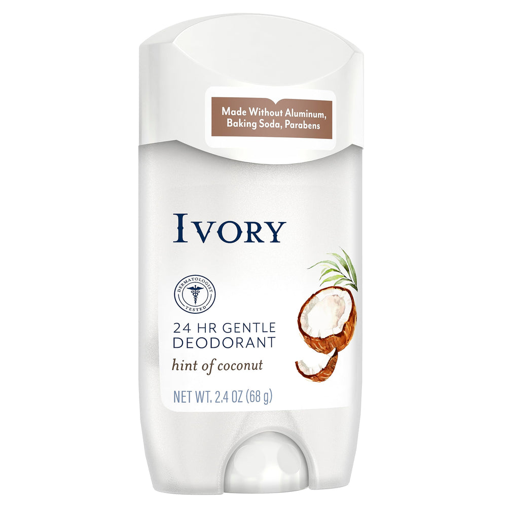 Ivory sal del Mar Muerto derivada naturalmente, desodorante duradero.