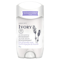 Ivory desodorante sin aluminio en barra, protección diaria.