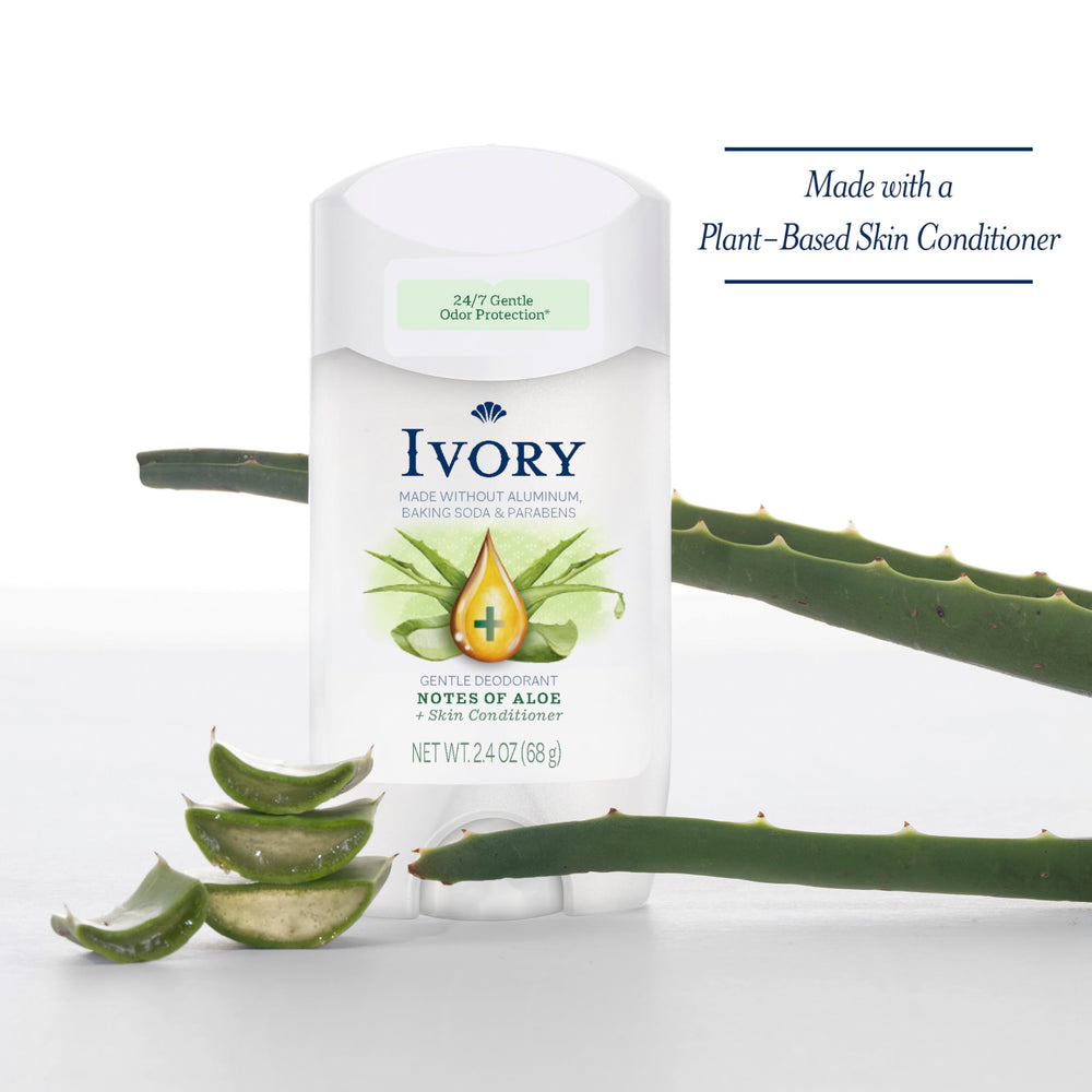 Ivory desodorante textura suave cuida la piel en cada uso