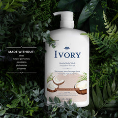 Ivory gel de baño 14 ingredientes clave para una rutina simple.