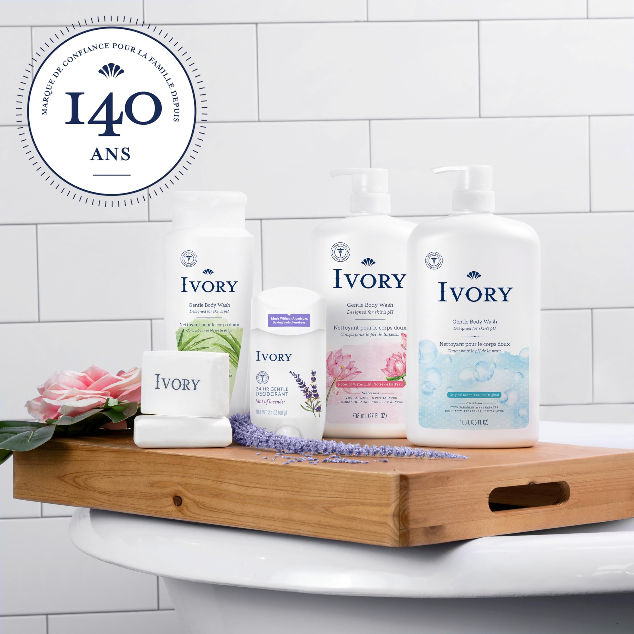 Ivory Jabon en barra Aloe, aroma suave que no abruma.