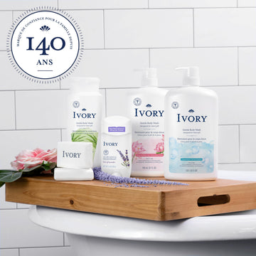 Ivory Jabon en barra Aloe, aroma suave que no abruma.