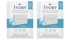 Ivory jabón en barra original de 4 onzas, limpieza suave para piel sensible.