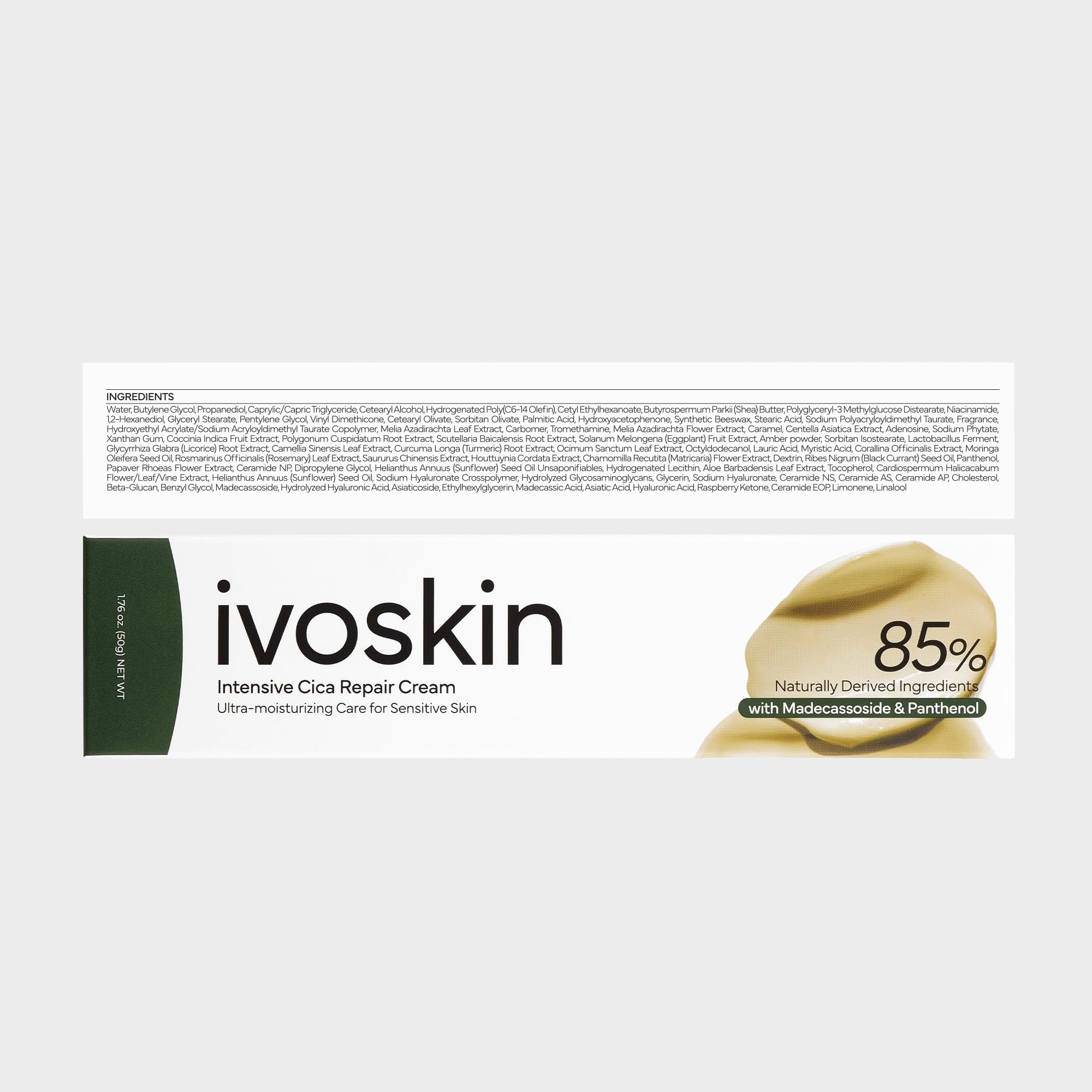 IVOSKIN Cica textura cremosa, absorción rápida y sensación ligera