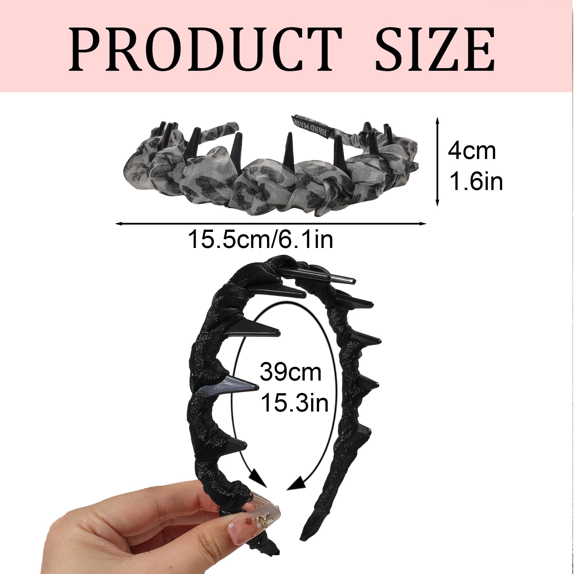 Ivyu diadema compatible con múltiples tipos de cabello y texturas.