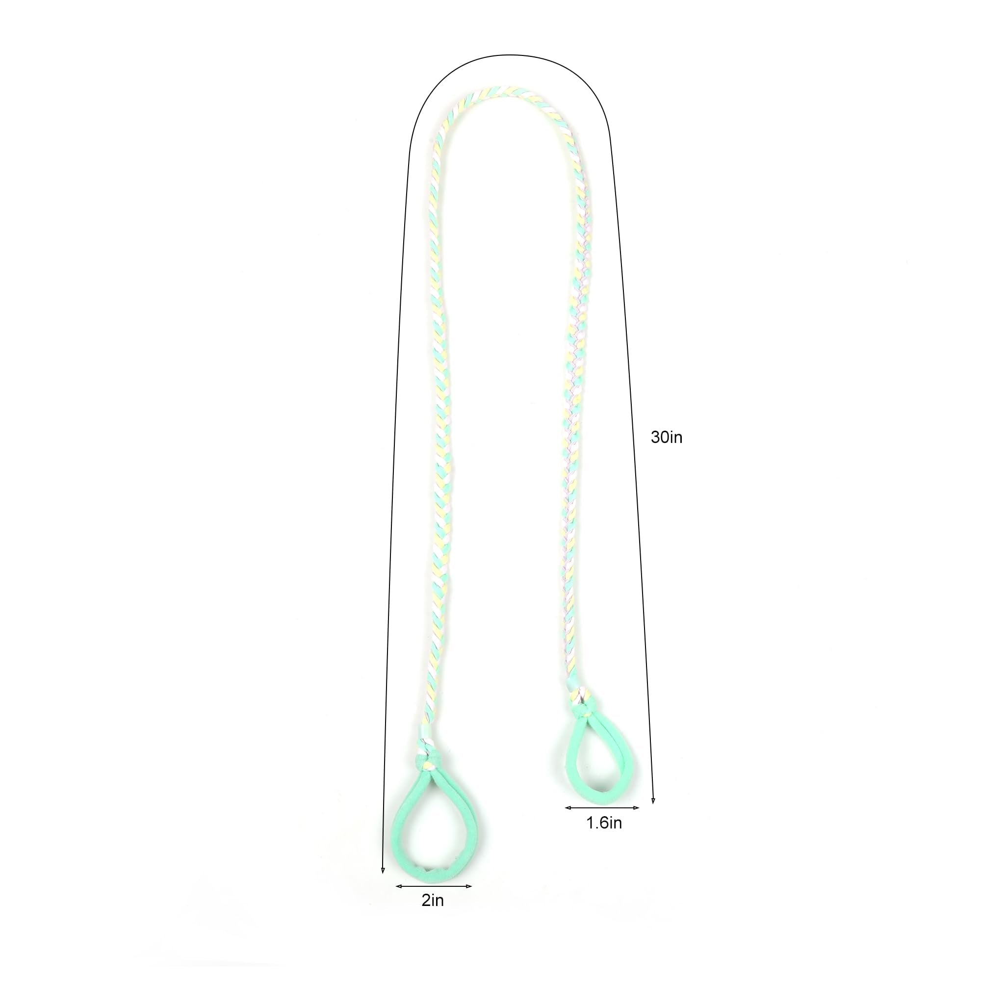 Ivyu Sport coletero trenzado colorido para piscina con sujeción