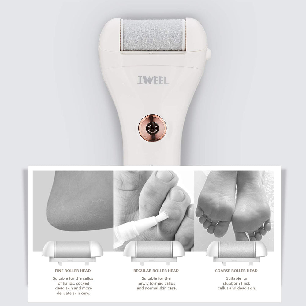 IWEEL Removedor de Callos, luz LED: iluminación para trabajar con precisión.