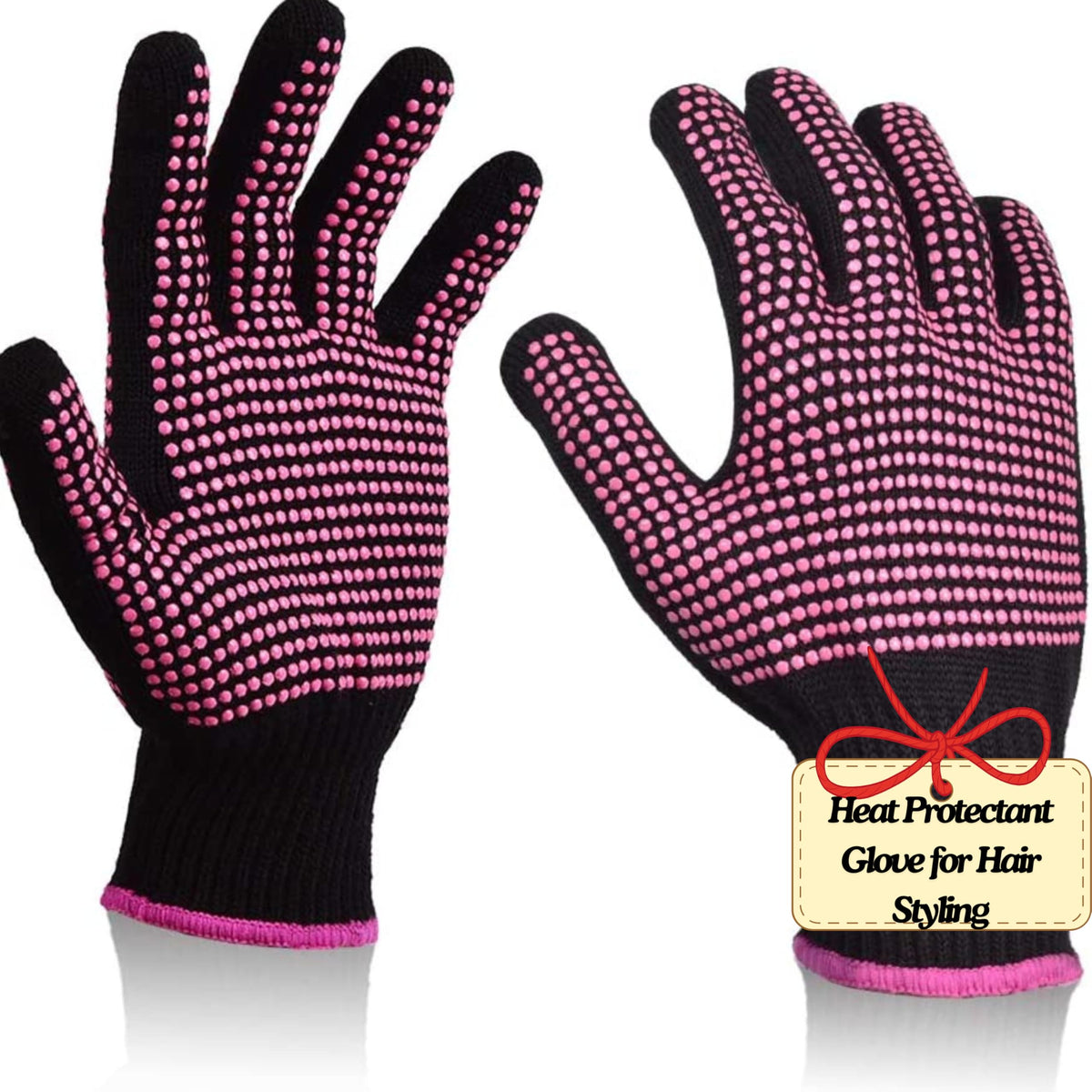 IYASA guantes resistentes al calor con agarre de silicona para estilismo capilar