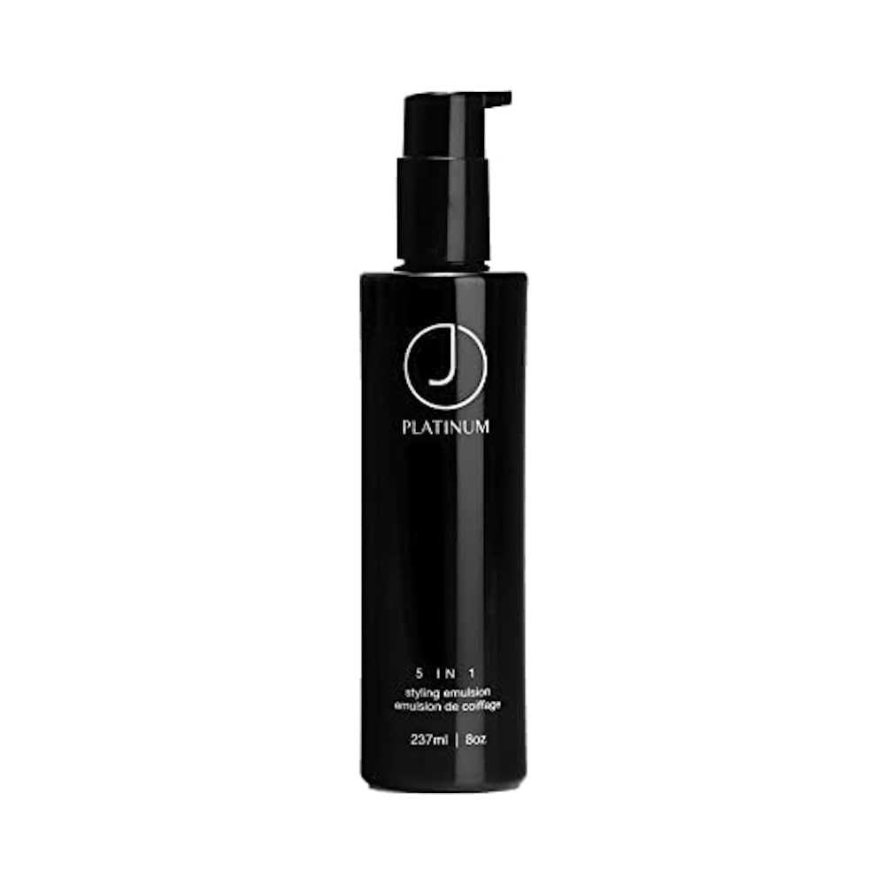 J Beverly Hills Platinum 5 en 1: bote de 8 oz, peinado profesional.