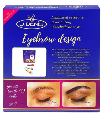 Kit J. Denis: diseño de cejas con lifting para definición suave y natural
