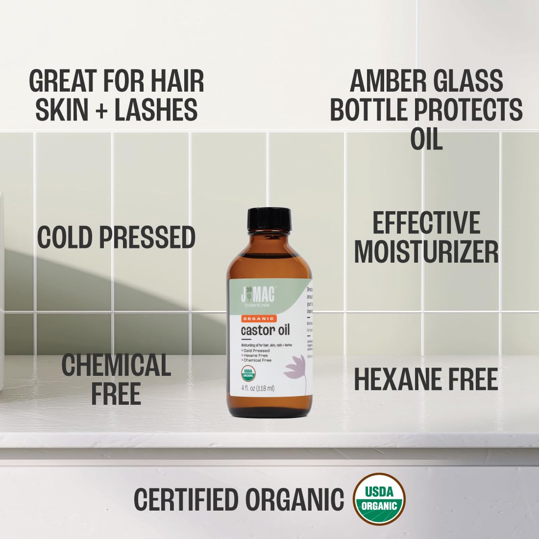 J MAC BOTANICALS certificación orgánica y garantía de calidad