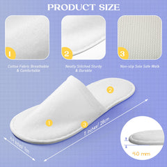 Chaussons JaGely taille unique 28 cm x 11 cm pour la plupart des adultes.