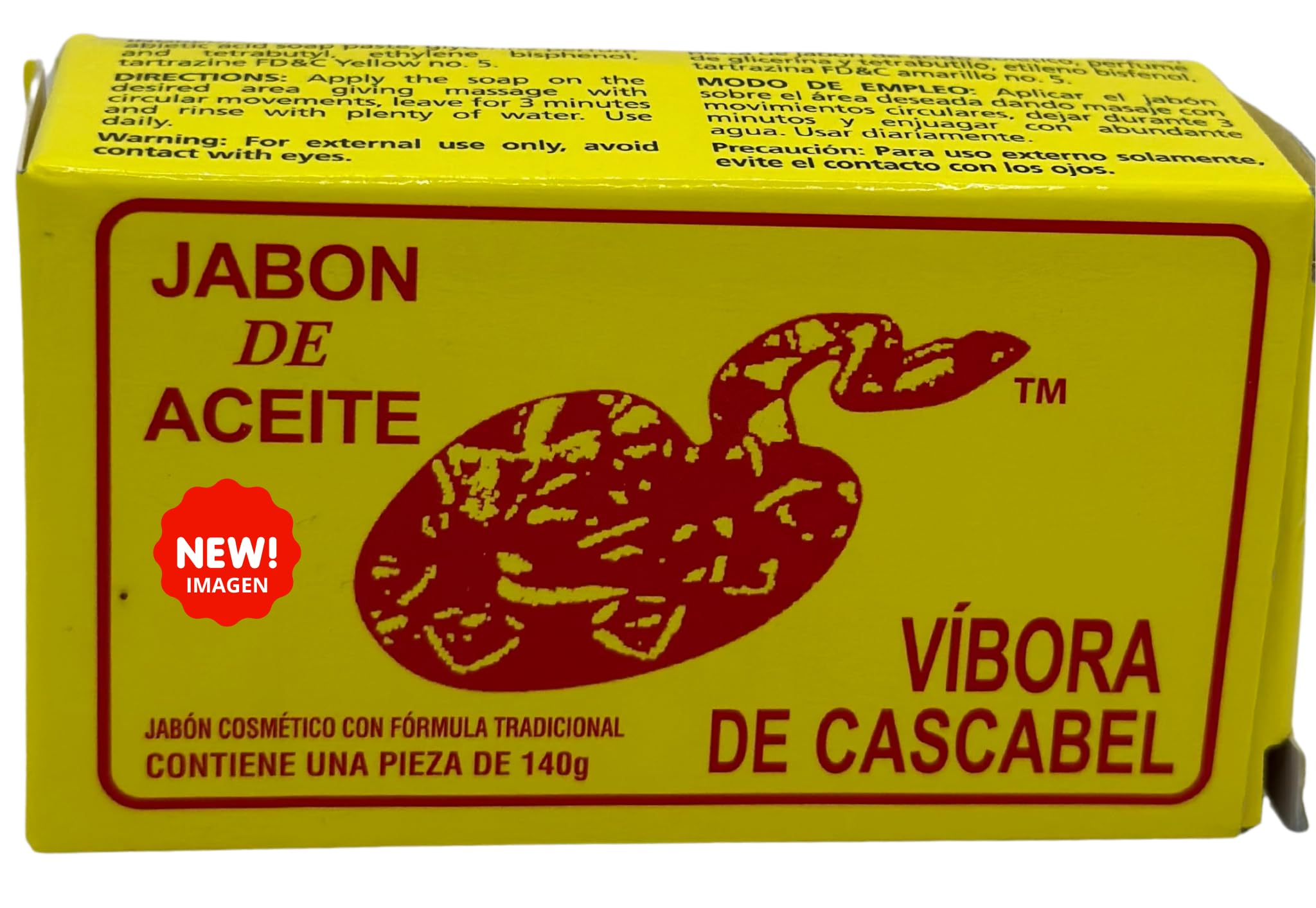 Jabón de Aceite Vibora de Cascabel, ingredientes minerales y hierbas