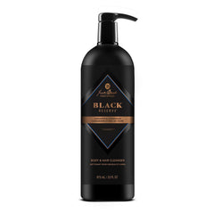 Jack Black Black Reserve, botella frontal, limpieza 2 en 1 para cuerpo y cabello