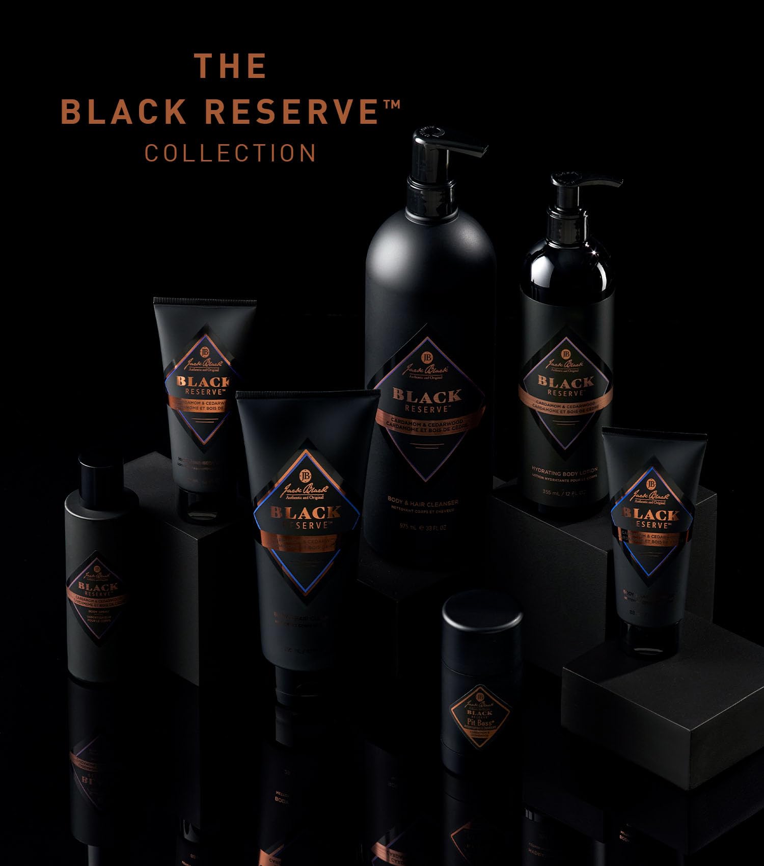 Jack Black Black Reserve, uso dual para cuerpo y cabello a diario