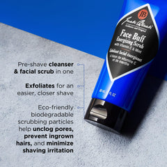 Jack Black Face Buff: granulos con mentol aportan frescura y sensación refrescante.