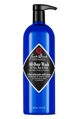 Jack Black limpiador todo-en-uno cítricos para cara, cuerpo y cabello.