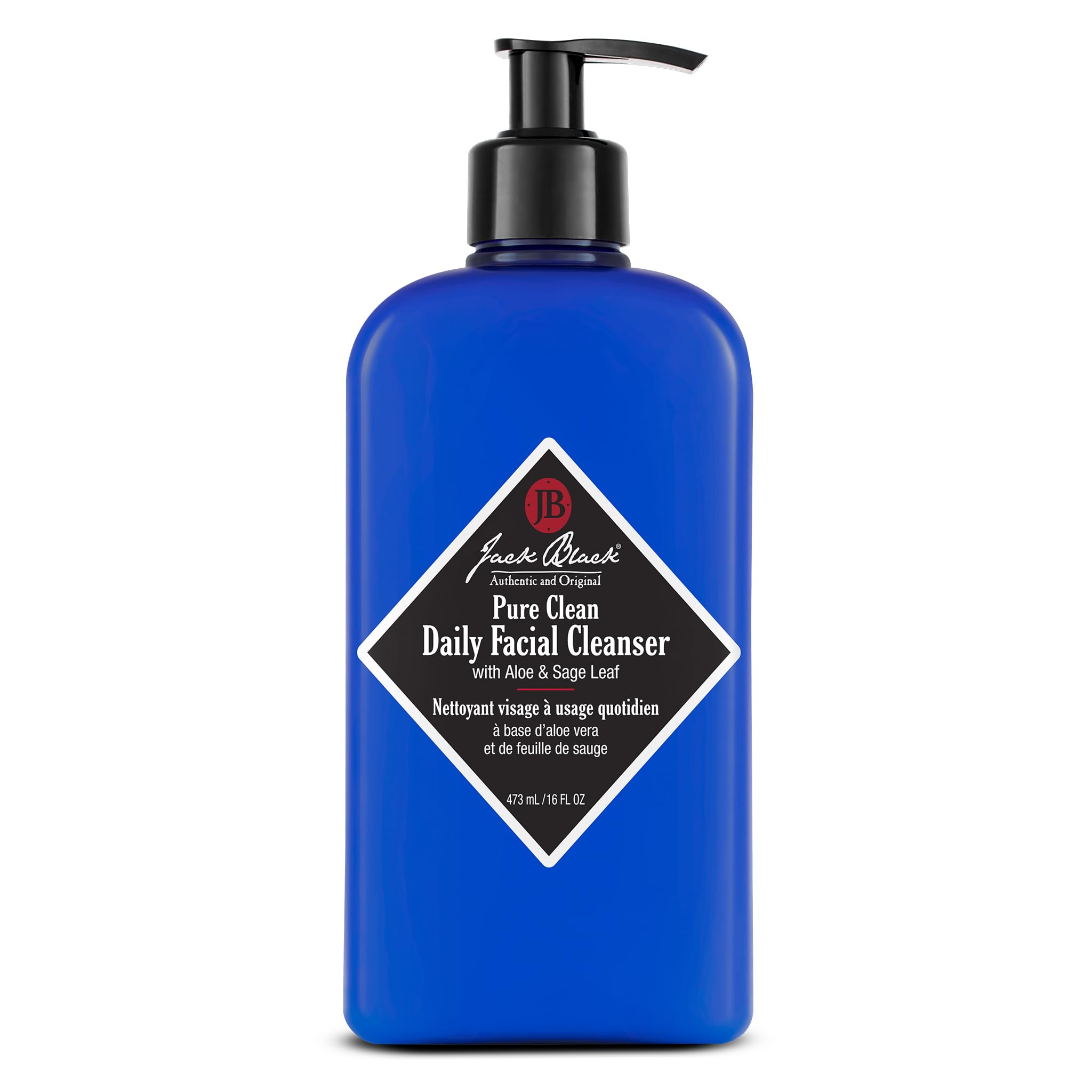 Jack Black Pure Clean Daily Cleanser, bouteille, nettoyage en profondeur en douceur
