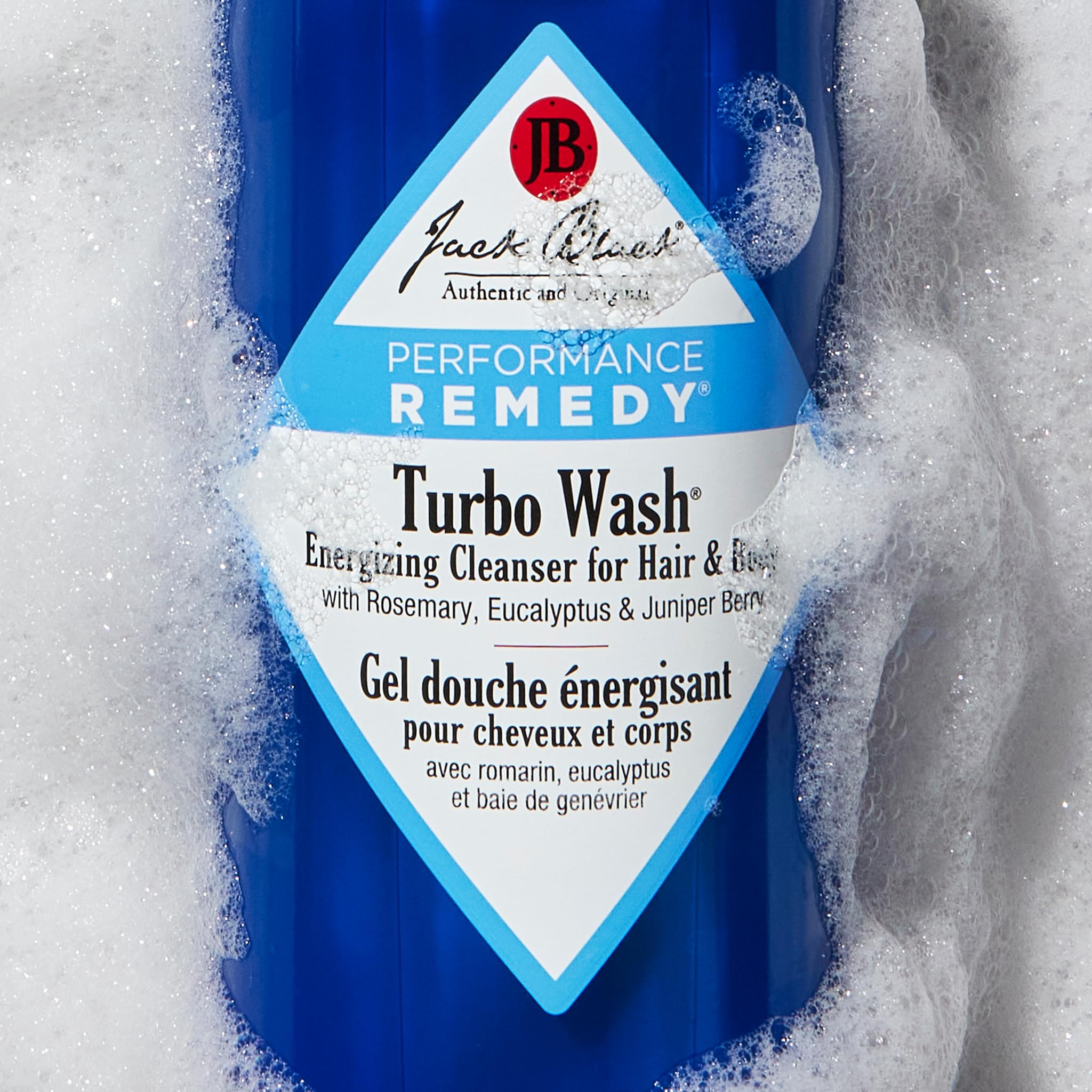 Aroma refrescante de Jack Black Turbo Wash que activa la mente y el cuerpo.