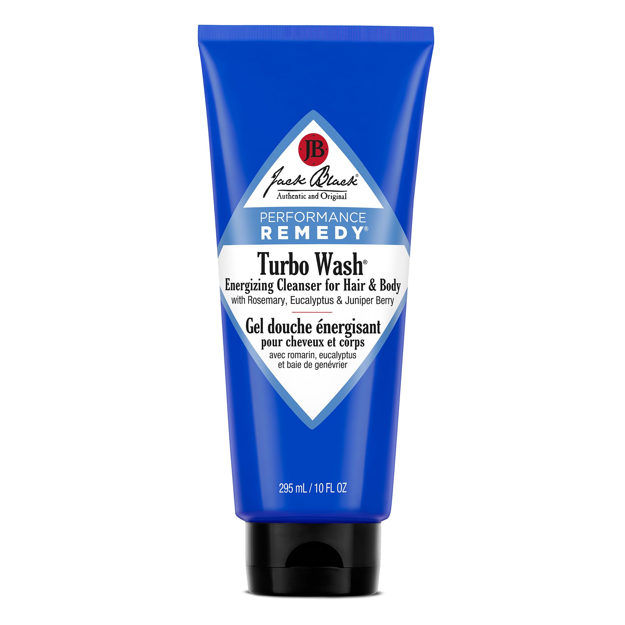 Jack Black Turbo Wash: botella para limpieza rápida de cuerpo y cabello.