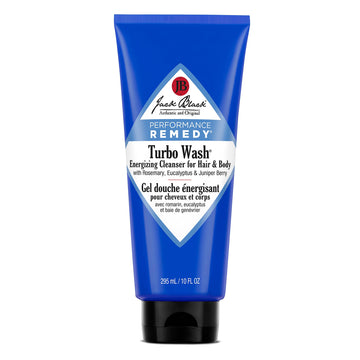 Jack Black Turbo Wash: botella para limpieza rápida de cuerpo y cabello.