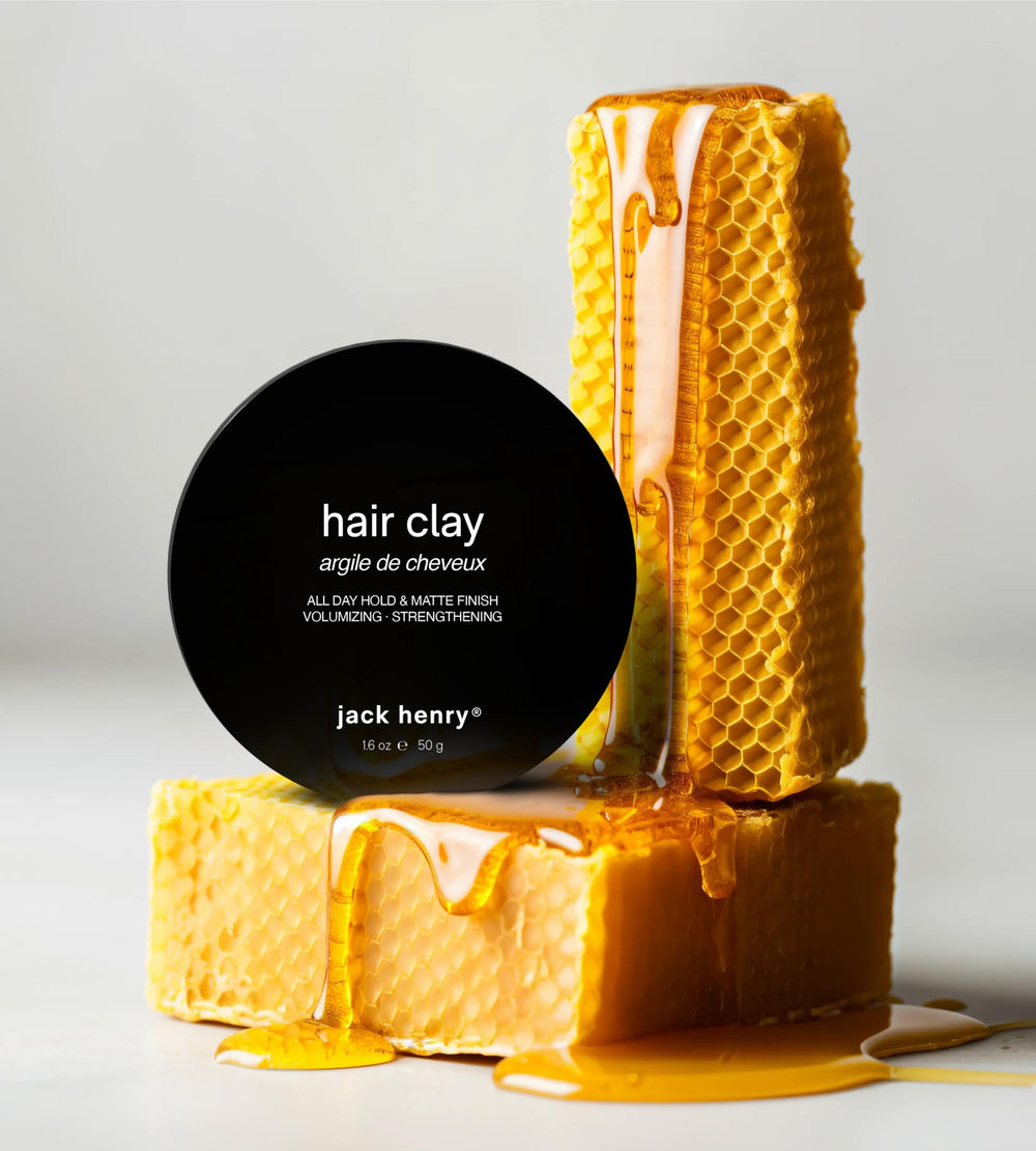 Jack Henry Arcilla Capilar Premium — hecho-en-california y empaque sostenible para grooming responsable