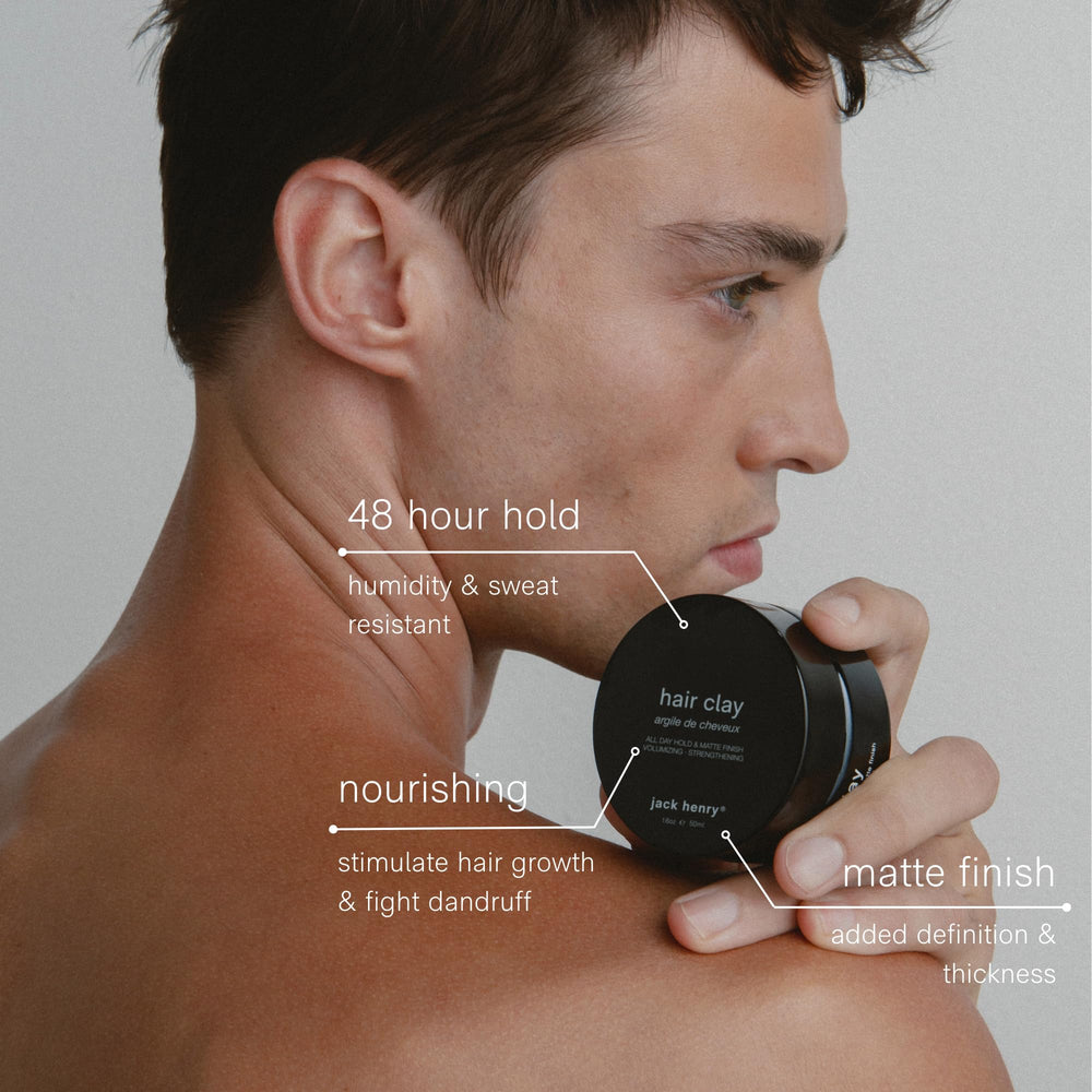 Jack Henry Arcilla Capilar Premium — textura-craft para estilos con cuerpo y volumen
