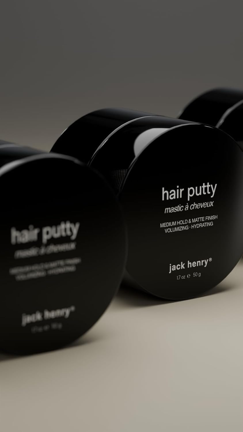 Jack Henry Hair Putty, manteca de mango: hidratación duradera para un cabello suave.