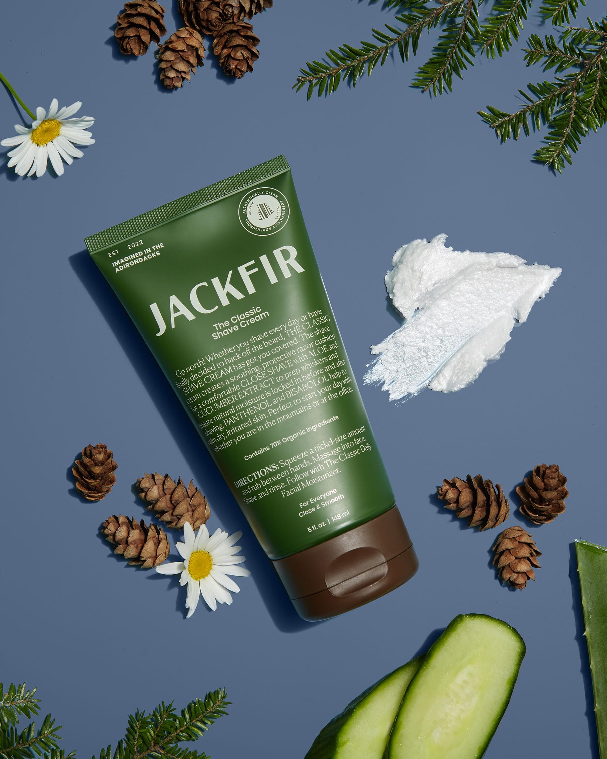 Extracto de aloe y pepino de Jackfir para piel suave.