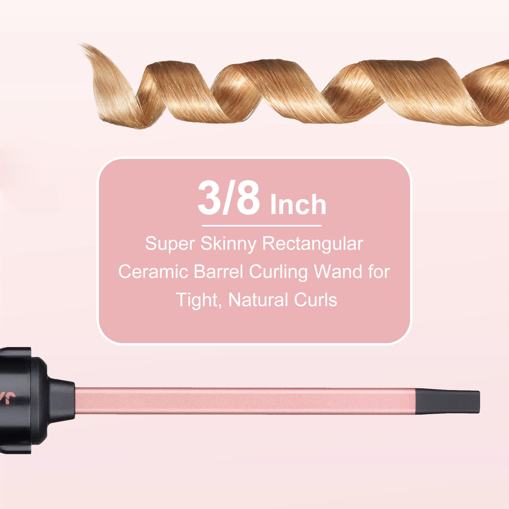 JAETON control digital de temperatura para cabello según tipo.