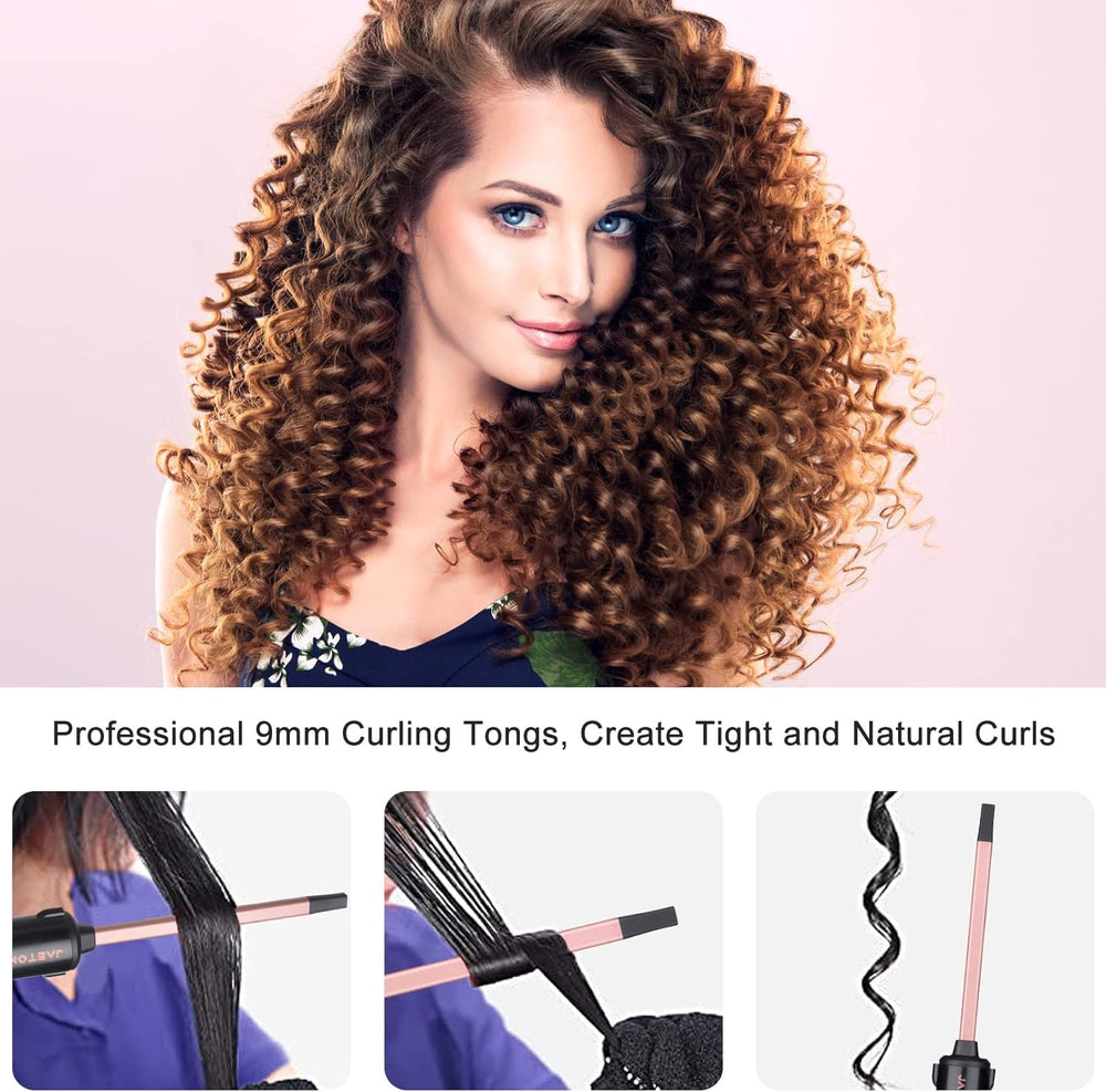 JAETON cerámica con turmalina para calor uniforme y brillo natural.