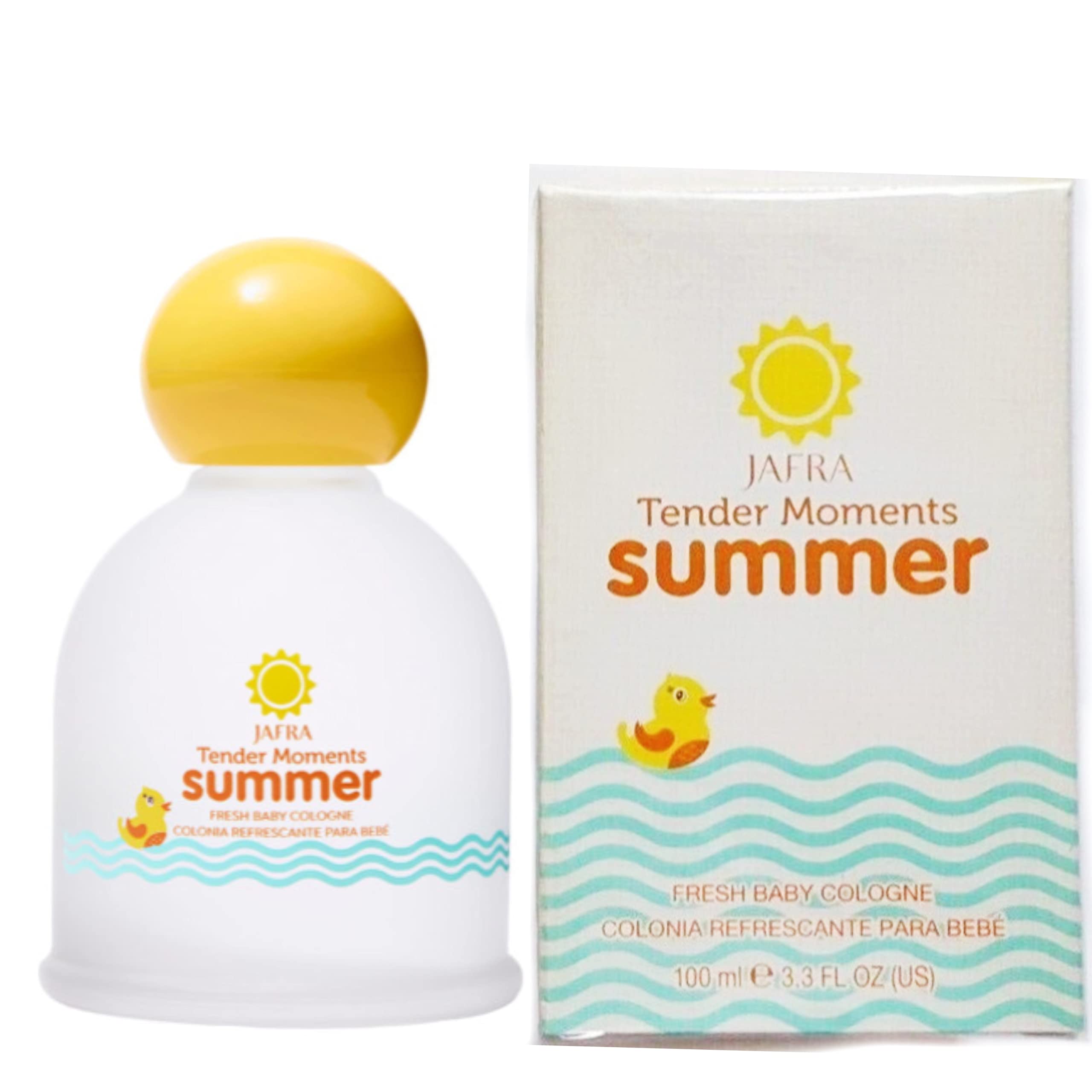 JAFRA Tender Moments Verano Fresco, envase de colonia para bebé, aroma suave para uso diario.