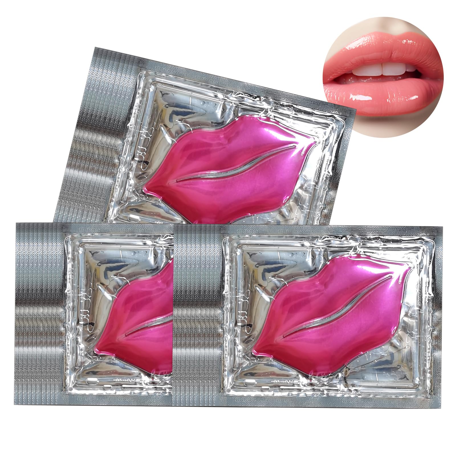 Aplicación suave de la mascarilla labial Jakuva para sensación de frescura