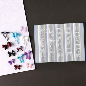 Lazo 3D para uñas, efectos elegantes con el molde de Jaliya.
